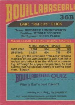 1988 O-Pee-Chee Alf - Bouillabaseball #36B Earl 