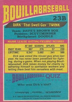 1988 O-Pee-Chee Alf - Bouillabaseball #23B Dirk 