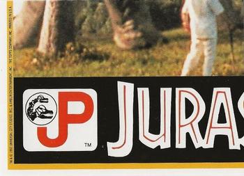 1993 Topps Jurassic Park - Stickers Series 2 #5 Caution Keep Windows Up! Back