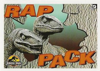 1993 Topps Jurassic Park - Stickers Series 2 #8 Rap Pack Front