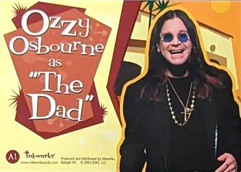 2002 Inkworks The Osbournes - Autographs #A1 Ozzy Osbourne Back