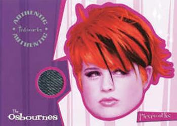 2002 Inkworks The Osbournes - Pieceworks #PW3 Kelly Osbourne Front