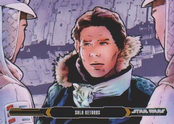 2015 Topps Star Wars Illustrated The Empire Strikes Back #12 Solo Returns Front