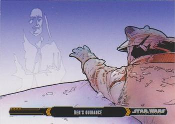 2015 Topps Star Wars Illustrated The Empire Strikes Back #14 Ben's Guidance Front