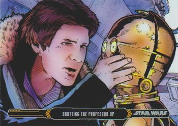 2015 Topps Star Wars Illustrated The Empire Strikes Back #18 Shutting the Professor Up Front