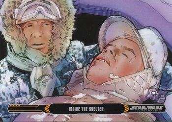 2015 Topps Star Wars Illustrated The Empire Strikes Back #22 Inside the Shelter Front