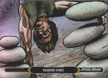 2015 Topps Star Wars Illustrated The Empire Strikes Back #65 Balancing Stones Front