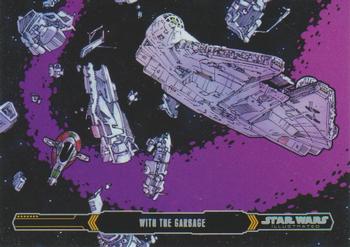2015 Topps Star Wars Illustrated The Empire Strikes Back #68 With the Garbage Front