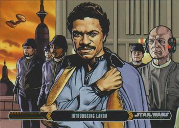 2015 Topps Star Wars Illustrated The Empire Strikes Back #71 Introducing Lando Front