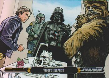 2015 Topps Star Wars Illustrated The Empire Strikes Back #75 Vader's Surprise Front