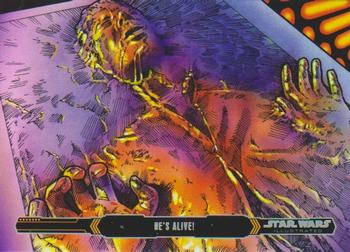 2015 Topps Star Wars Illustrated The Empire Strikes Back #82 He's Alive! Front