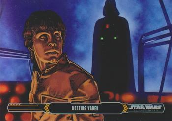 2015 Topps Star Wars Illustrated The Empire Strikes Back #85 Meeting Vader Front