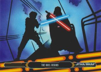 2015 Topps Star Wars Illustrated The Empire Strikes Back #86 The Duel Begins Front