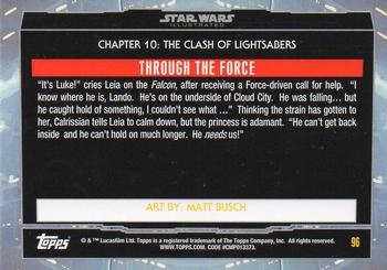 2015 Topps Star Wars Illustrated The Empire Strikes Back #96 Through the Force Back