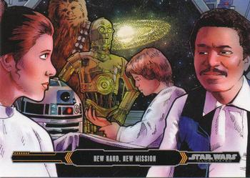 2015 Topps Star Wars Illustrated The Empire Strikes Back #100 New Hand, New Mission Front