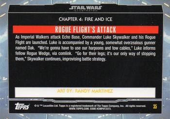 2015 Topps Star Wars Illustrated The Empire Strikes Back #35 Rogue Flight's Attack Back
