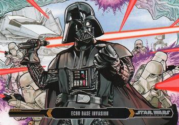 2015 Topps Star Wars Illustrated The Empire Strikes Back #41 Echo Base Invasion Front