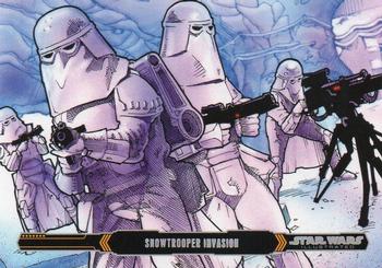 2015 Topps Star Wars Illustrated The Empire Strikes Back #42 Snowtrooper Invasion Front