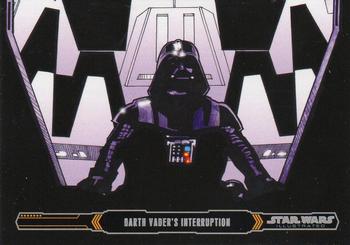 2015 Topps Star Wars Illustrated The Empire Strikes Back #48 Darth Vader's Interruption Front
