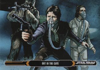2015 Topps Star Wars Illustrated The Empire Strikes Back #51 Out in the Cave Front
