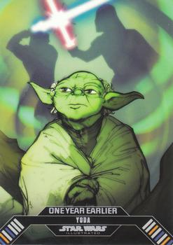2015 Topps Star Wars Illustrated The Empire Strikes Back - One Year Earlier #OY-5 Yoda Front