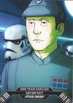 2015 Topps Star Wars Illustrated The Empire Strikes Back - One Year Earlier #OY-9 Captain Piett Front