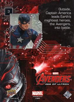 2015 Upper Deck Avengers Age of Ultron #3 Age of Ultron Back