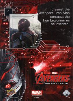 2015 Upper Deck Avengers Age of Ultron #4 Age of Ultron Back