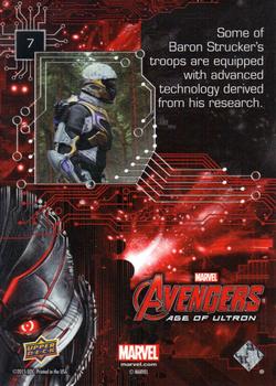 2015 Upper Deck Avengers Age of Ultron #7 Age of Ultron Back