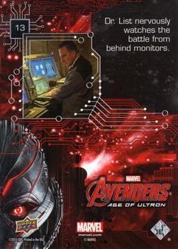 2015 Upper Deck Avengers Age of Ultron #13 Age of Ultron Back