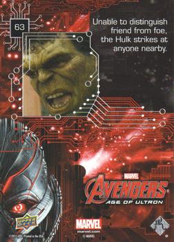 2015 Upper Deck Avengers Age of Ultron #63 Age of Ultron Back