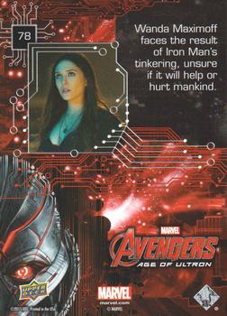 2015 Upper Deck Avengers Age of Ultron #78 Age of Ultron Back