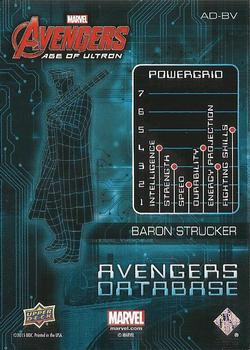 2015 Marvel Avengers Age of Ultron Avengers' Database #AD-BV Baron Strucker 