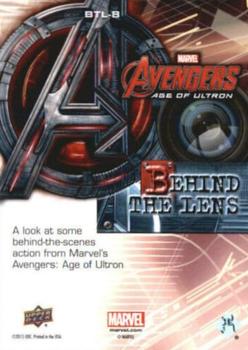 2015 Upper Deck Avengers Age of Ultron - Behind the Lens #BTL-8 Behind the Lens Back