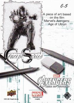 2015 Upper Deck Avengers Age of Ultron - Concept Series #C-5 Iron Man Back
