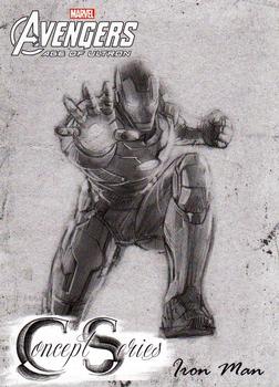 2015 Upper Deck Avengers Age of Ultron - Concept Series #C-5 Iron Man Front