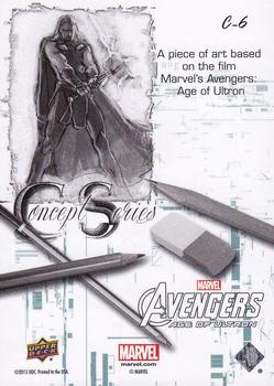 2015 Upper Deck Avengers Age of Ultron - Concept Series #C-6 Thor Back