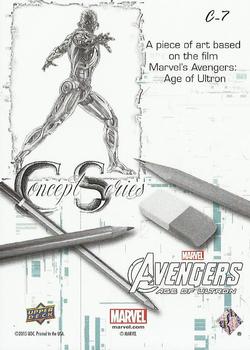 2015 Upper Deck Avengers Age of Ultron - Concept Series #C-7 Ultron Back