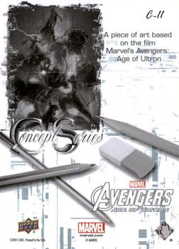 2015 Upper Deck Avengers Age of Ultron - Concept Series #C-11 The Avengers Back