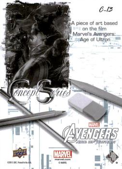 2015 Upper Deck Avengers Age of Ultron - Concept Series #C-13 The Avengers Back