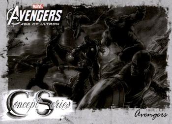 2015 Upper Deck Avengers Age of Ultron - Concept Series #C-13 The Avengers Front