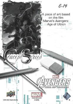 2015 Upper Deck Avengers Age of Ultron - Concept Series #C-14 The Avengers Back