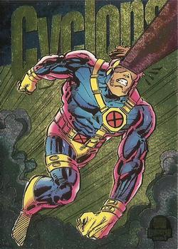 1994 Fleer Marvel Universe - Power Blast Gold #8 Cyclops Front