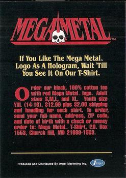 1991 Impel Mega Metal - Logo Holograms #NNO Logo Hologram Back