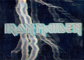 1991 Impel Mega Metal - Logo Holograms #NNO Iron Maiden Front