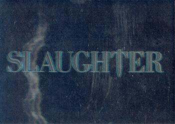 1991 Impel Mega Metal - Logo Holograms #NNO Slaughter Front