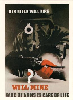 1992 Kitchen Sink WarCry! Propaganda Art of WWII #3 His Rifle Will Fire, Will Mine? Care of Arms... Front