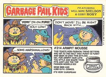 1987 Topps Garbage Pail Kids Series 8 #293a Explorin' Norman Back