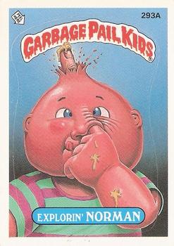 1987 Topps Garbage Pail Kids Series 8 #293a Explorin' Norman Front