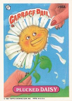 1987 Topps Garbage Pail Kids Series 8 #296a Plucked Daisy Front